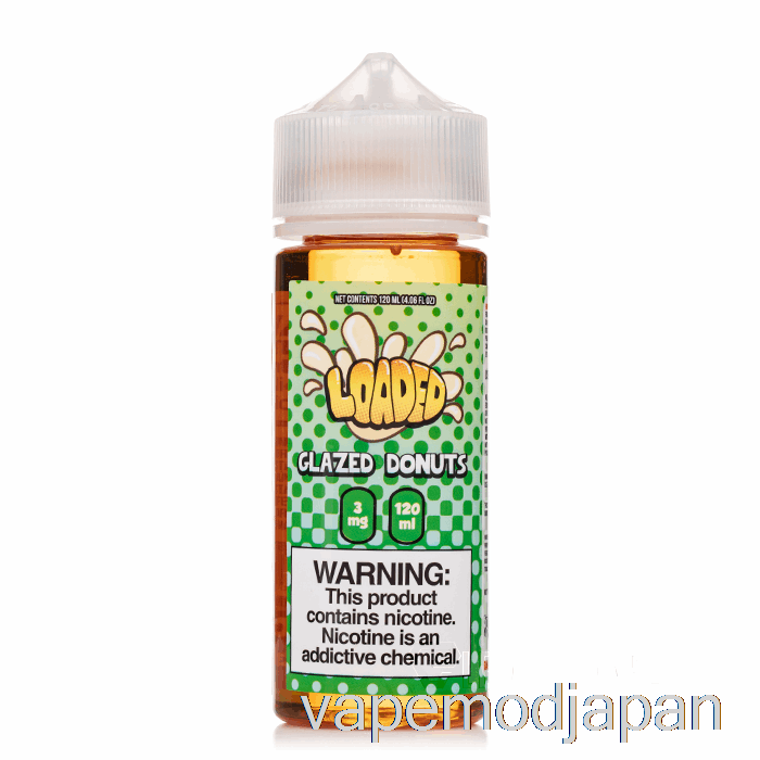 Vape Japan グレーズドーナツ - ロードされた電子リキッド - 無慈悲 - 120ml 0mg